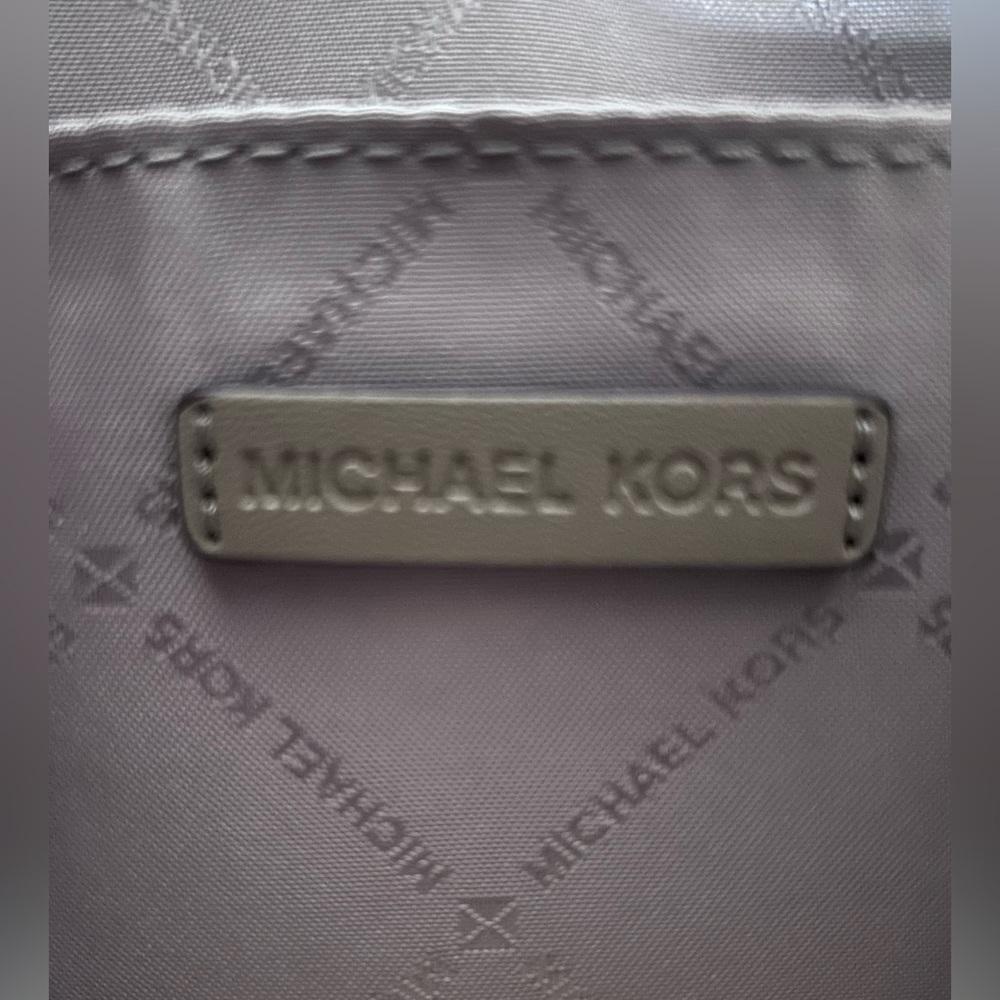 Metallic Gold MICHAEL KORS Small Duffle Crossbody/ Pale Gold - Picture 4 of 9